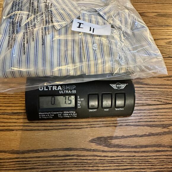 Men’s Brooks Brothers Yellow, Blue & White Striped Short Sleeve Shirt Sz 15.5 - Picture 7 of 7